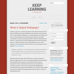 What Is Digital Pedagogy?