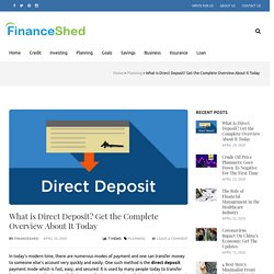 What Is Direct Deposit And How Long Does It take