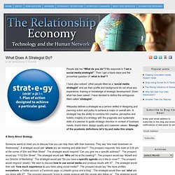 The Relationship Economy......