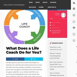 What Does a Life Coach Do for You - Solomomedia