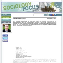 SociologyInFocus