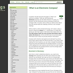 What is an Electronic Compass? GPS Review