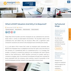 What Is ESOP Valuation And Why It Is Required?