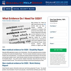 What Evidence Do I Need for SSDI?