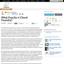 What Exactly is Cloud Foundry?
