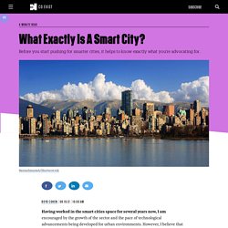 What Exactly Is A Smart City?