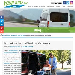 What to Expect from a Wheelchair Van Service