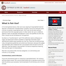 What Is Fair Use? - Copyright Overview by Rich Stim