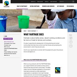 What Fairtrade does