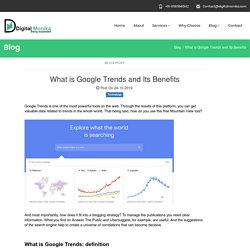 What is Google Trends and Its Benefits