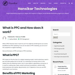 What is PPC and How does it work? - Hansikar Technologies