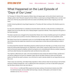 What Happened on the Last Episode of “Days of Our Lives”