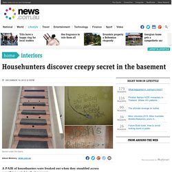 Househunters discover creepy secret in the basement