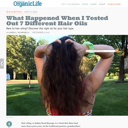 What Happened When I Tested Out 7 Different Hair Oils : Hemp Oil