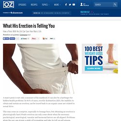 What His Erection is Telling You