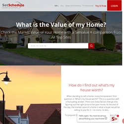 What's my house worth and the Value of My Home?