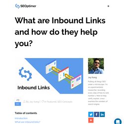 What are Inbound Links and how do they help you? - SEOptimer