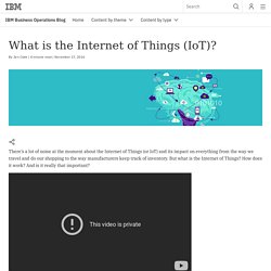 What is the Internet of Things, and how does it work?