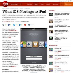 What iOS 5 brings to iPad