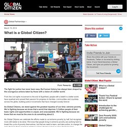 What is a Global Citizen?