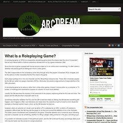 What Is a Roleplaying Game?