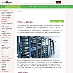 What is a server