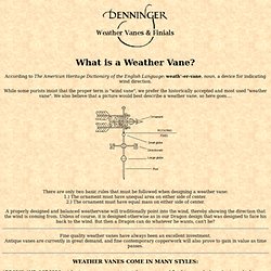 What is a Weather Vane?