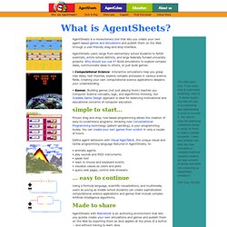 What is AgentSheets?