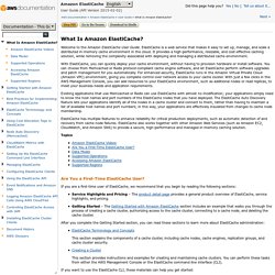 What Is Amazon ElastiCache? - Amazon ElastiCache
