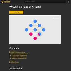 What is an Eclipse Attack?