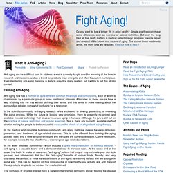 What is Anti-Aging?