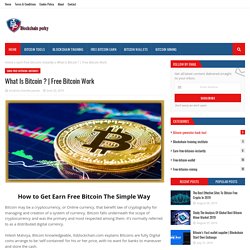 Free Bitcoin Work