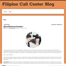 What is BPO Service Providers?