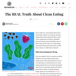 What Is Clean Eating Tips