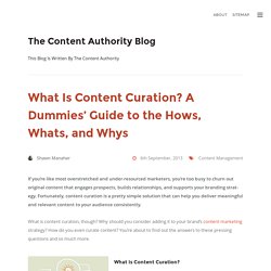 What Is Content Curation?