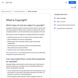 What is "Copyright"? - Legal Help