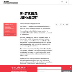 What is data journalism?