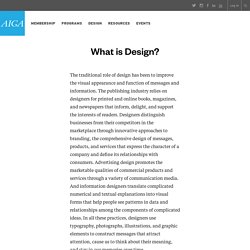 What is design?