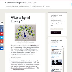 What is digital literacy?