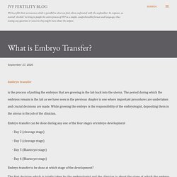 What is Embryo Transfer?