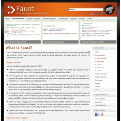 What is Faust?