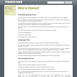 What is Fluency? - fluentczech