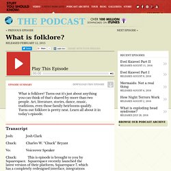 What is folklore?