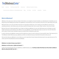 What Is Giftedness? — The Giftedness Center