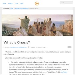 What is Gnosis?