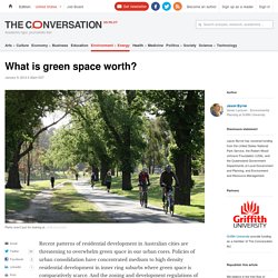 What is green space worth?