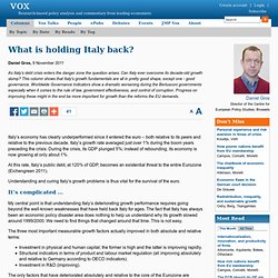 What is holding Italy back?