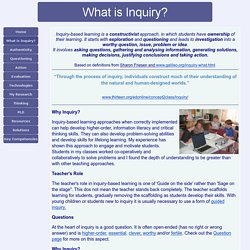 What is Inquiry?