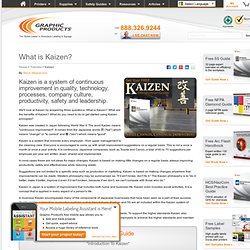 What is Kaizen? - Introduction to Kaizen