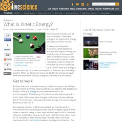 What Is Kinetic Energy?